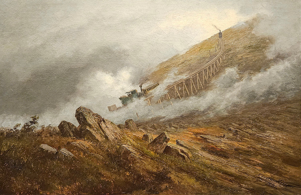 "Cog Railway" (1884) by Edward Hill, Currier Museum of Art, Manchester, NH