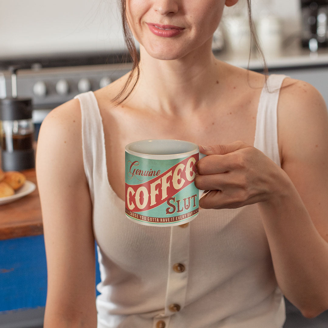 Genuine Coffee Slut Porcelain Mug