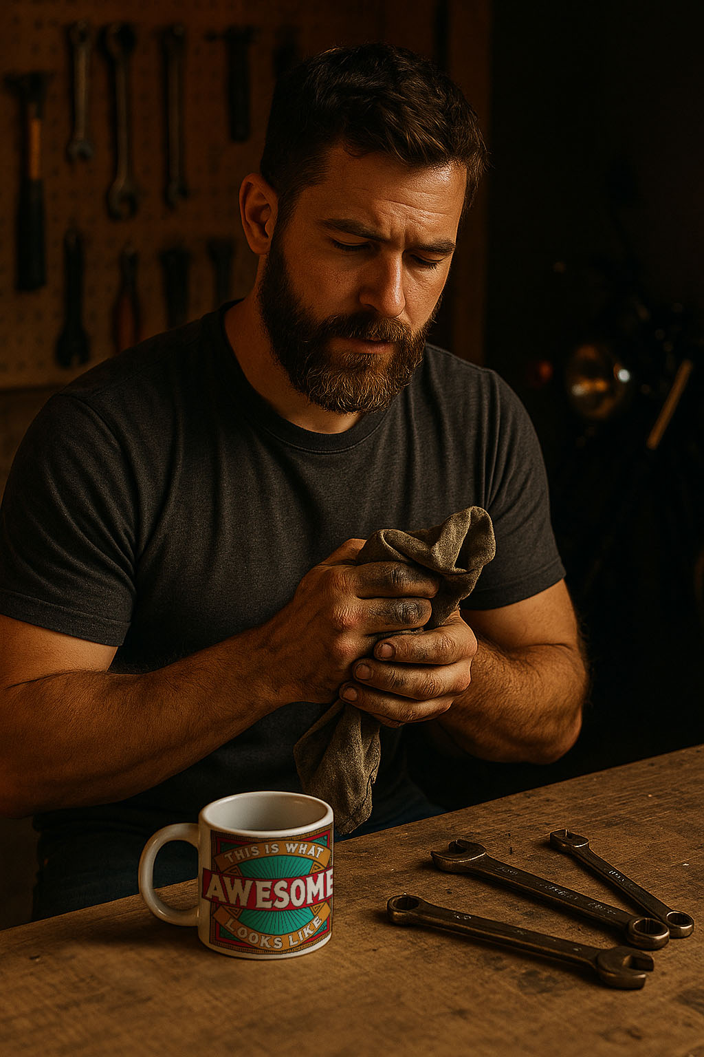 What Awesome Looks Like Porcelain Mug