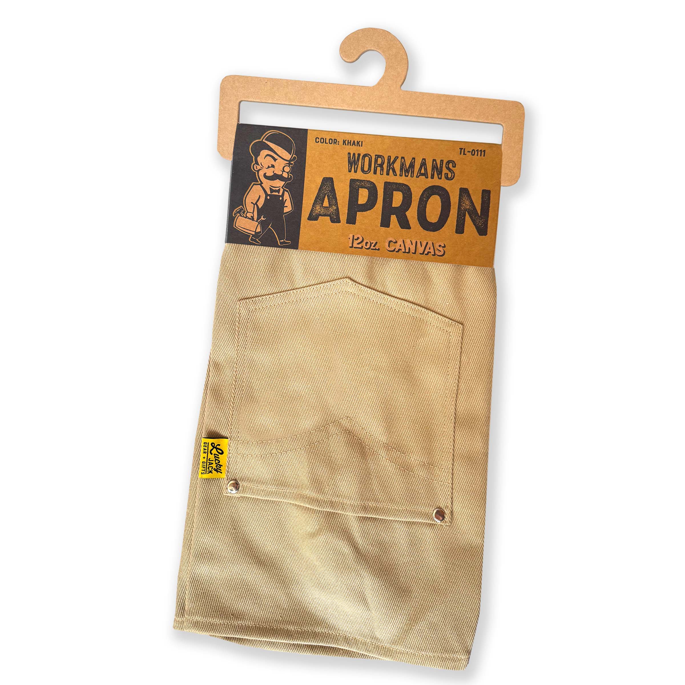 Workman's Khaki Cotton Work Apron