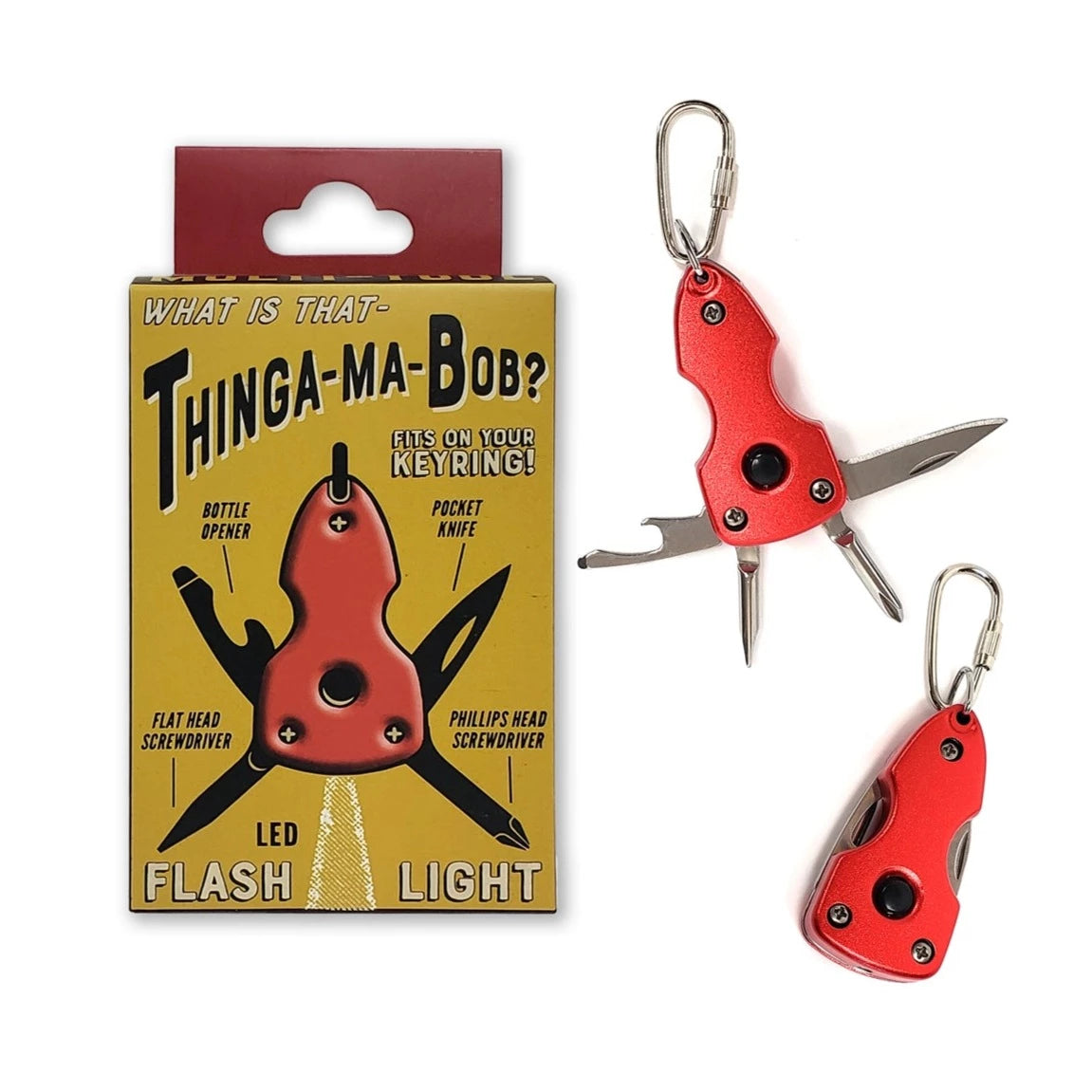 Thinga-Ma-Bob Carabiner Multi-Tool + LED Flashlight