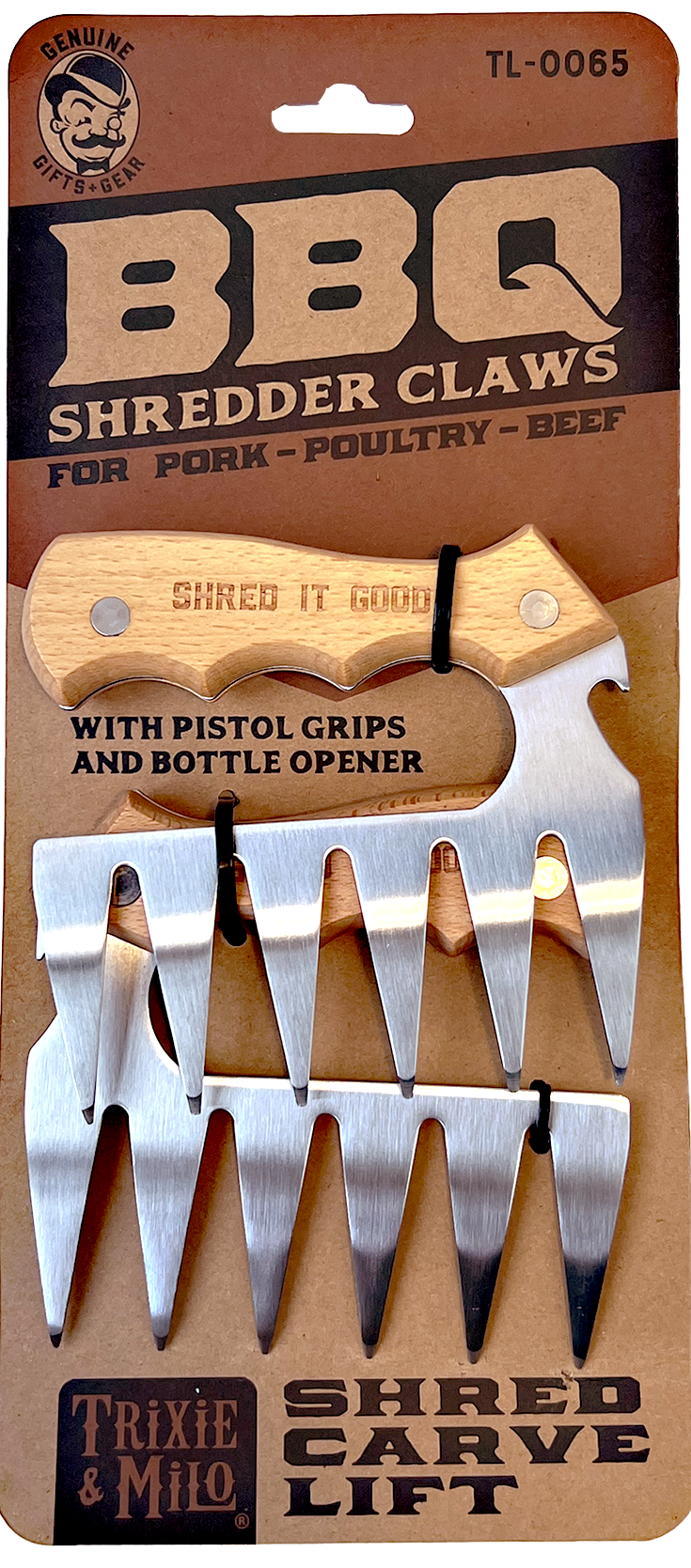 Pistol Grip BBQ Shredder Claws