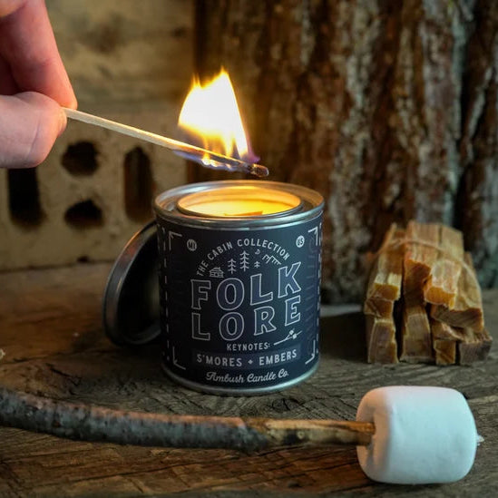 Folklore – S'mores + Embers Soy Candle – view 2