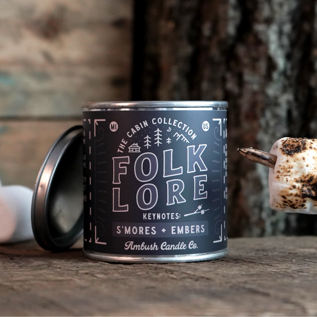 Folklore – S'mores + Embers Soy Candle