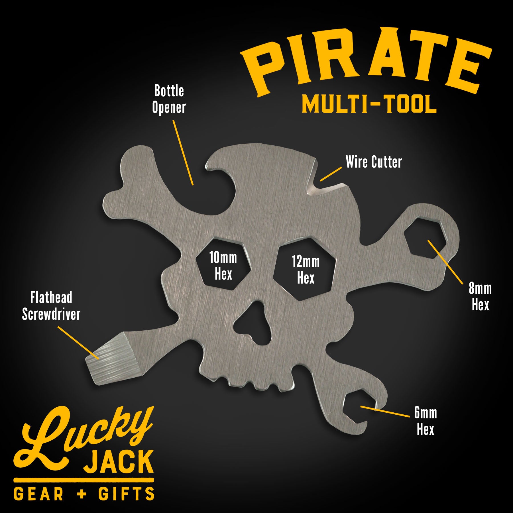 Pirate Multi-function Pocket Tool