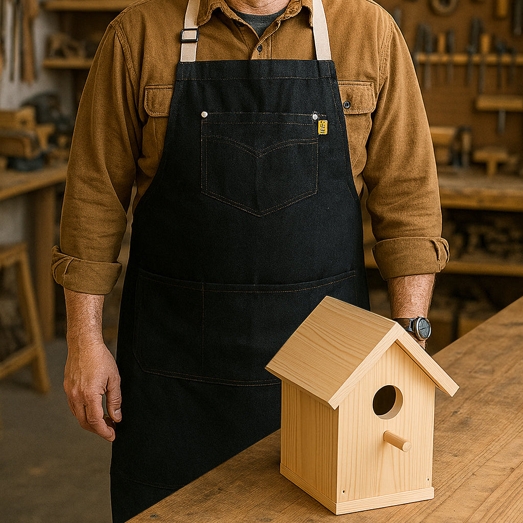 Workman's Black Denim Work Apron