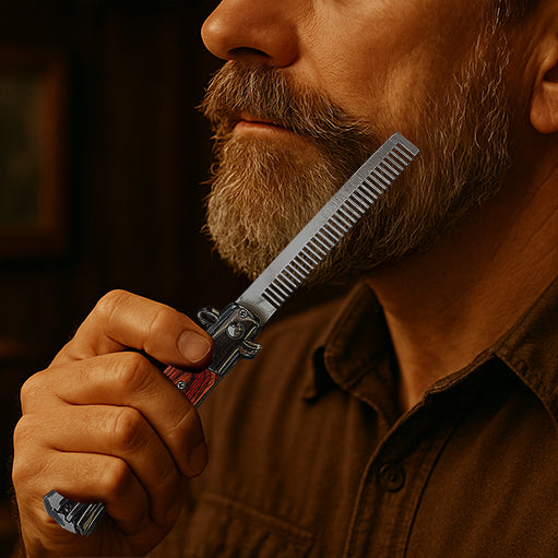 Genuine Switchblade Folding Comb