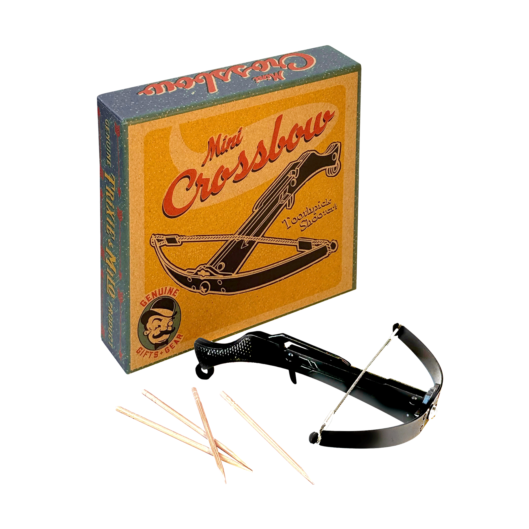 Mini Crossbow Toothpick Shooter