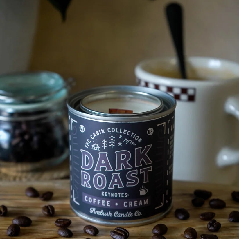 Dark Roast – Coffee + Cream Soy Candle