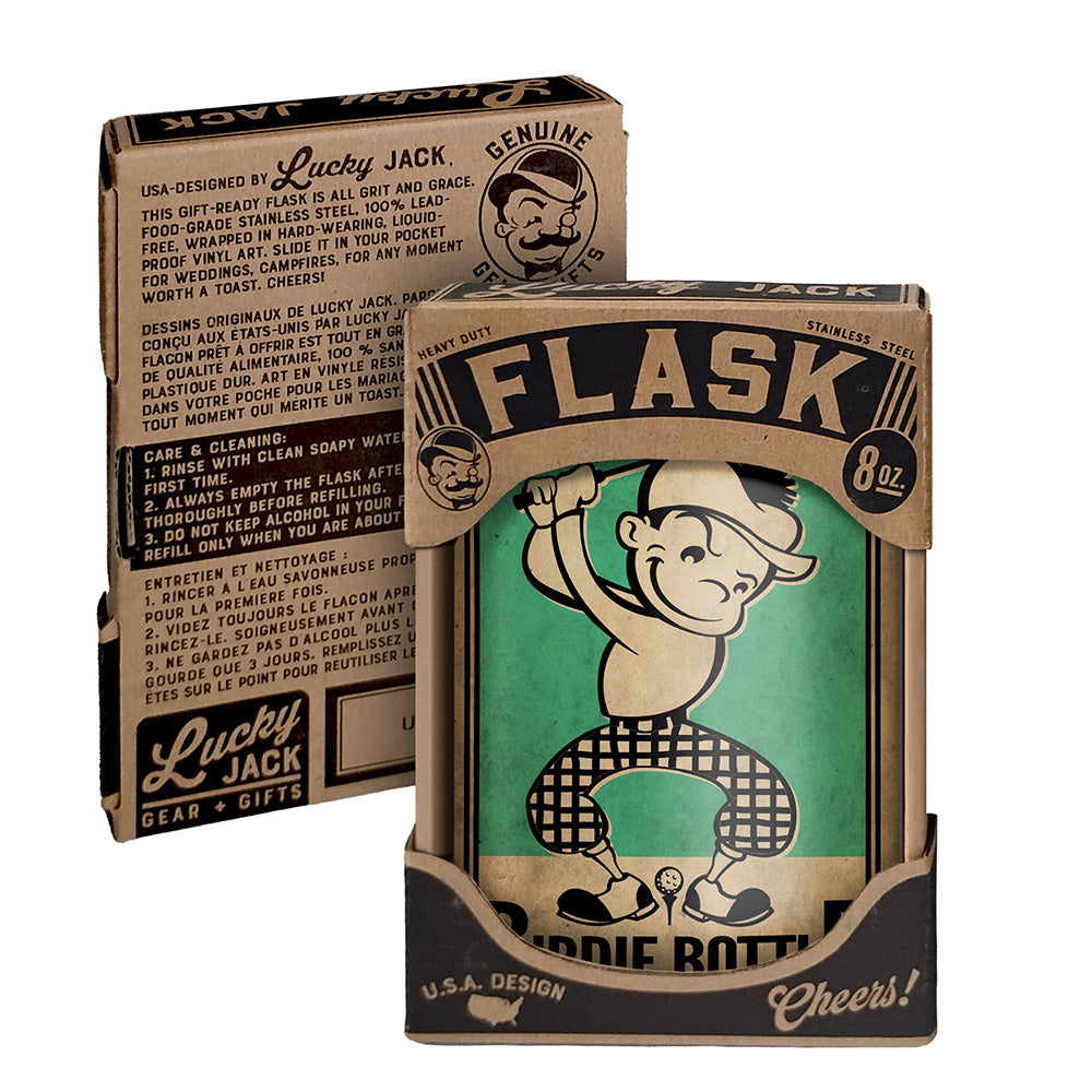 Birdie Bottle Flask – 8oz Stainless Steel Hip Flask
