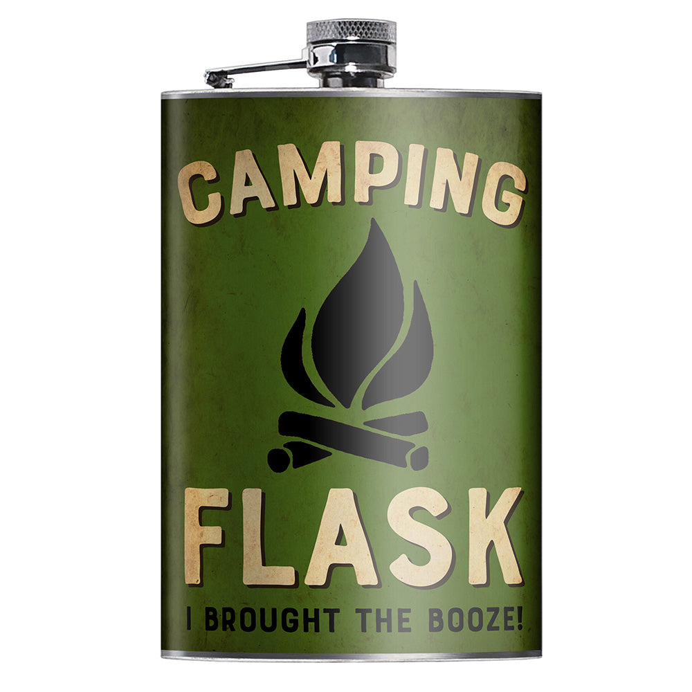 Camping Flask – 8oz Stainless Steel Hip Flask