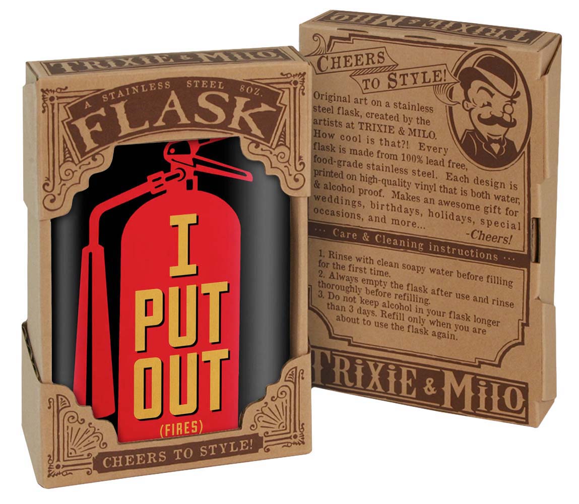 I Put Out (Fires), Firefighter Flask