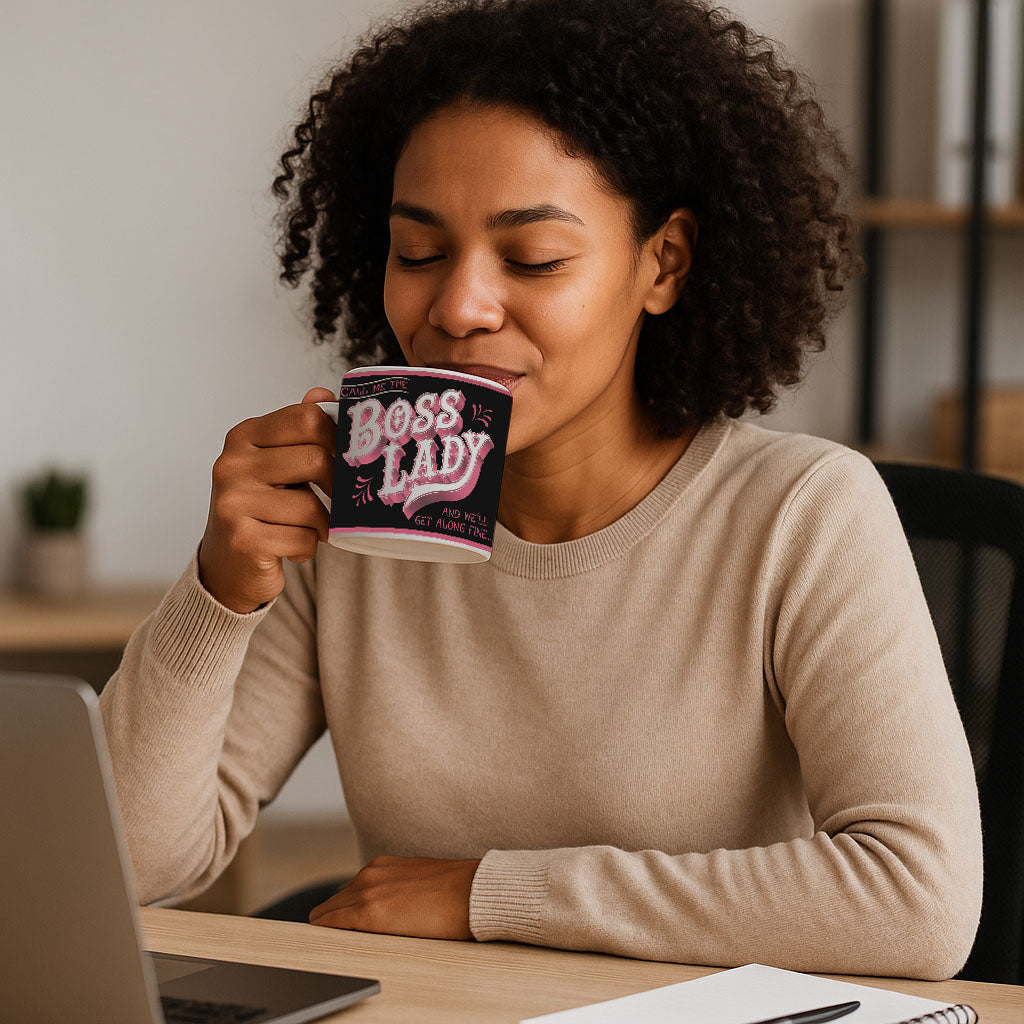 "Boss Lady" Porcelain Mug