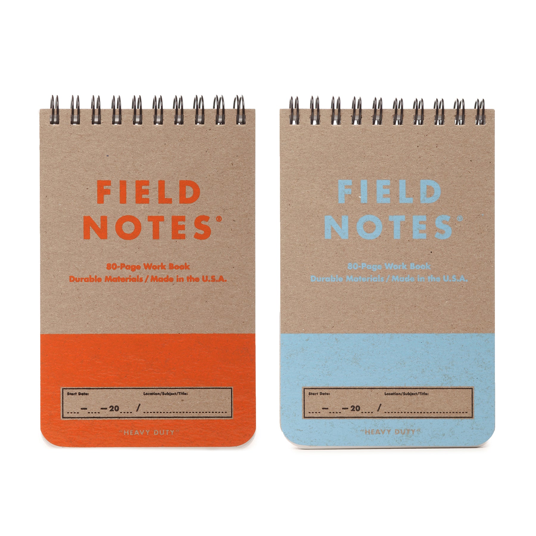 Heavy Duty Work Books (set of 2) – Field Notes