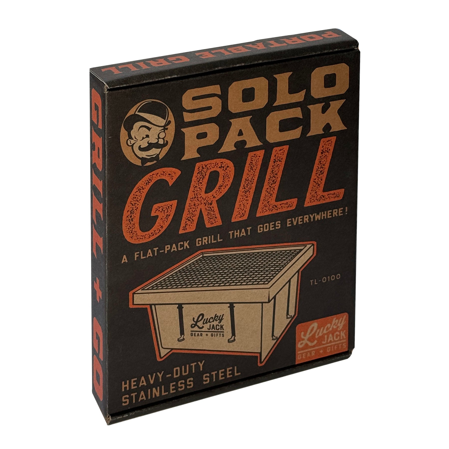 Solo Pack Flat-Pack Camp Grill