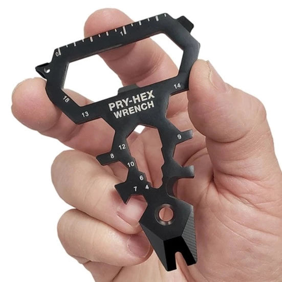 Pry-Hex Multi-Tool – 18-in-1 EDC Pry Bar with Hex Wrenches