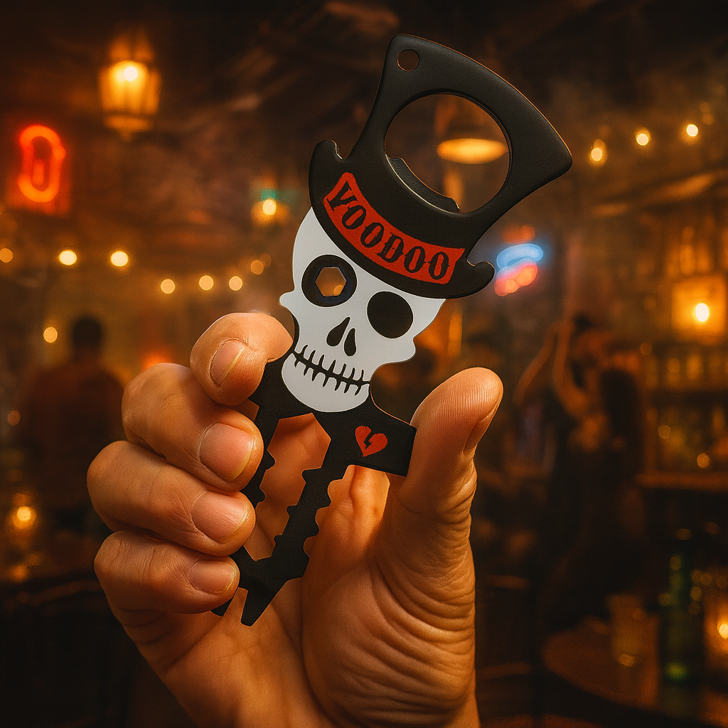 "Voodoo Doll" Multi-tool Pry Bar and Bottle Opener
