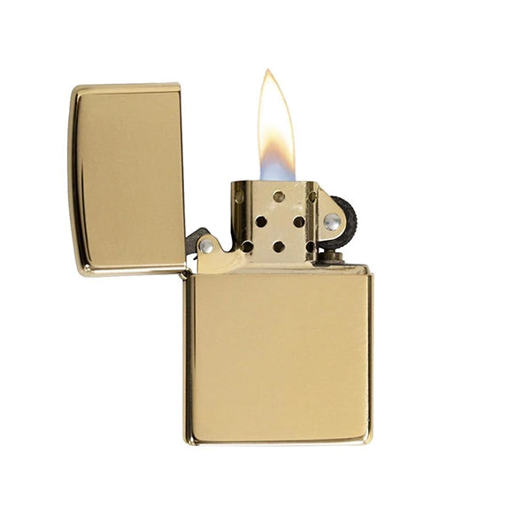 Zippo Windproof Lighter – Classic High Polish Brass