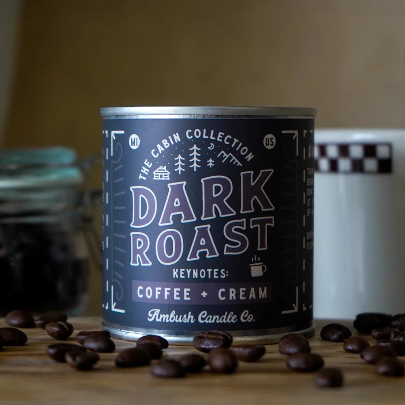 Dark Roast – Coffee + Cream Soy Candle