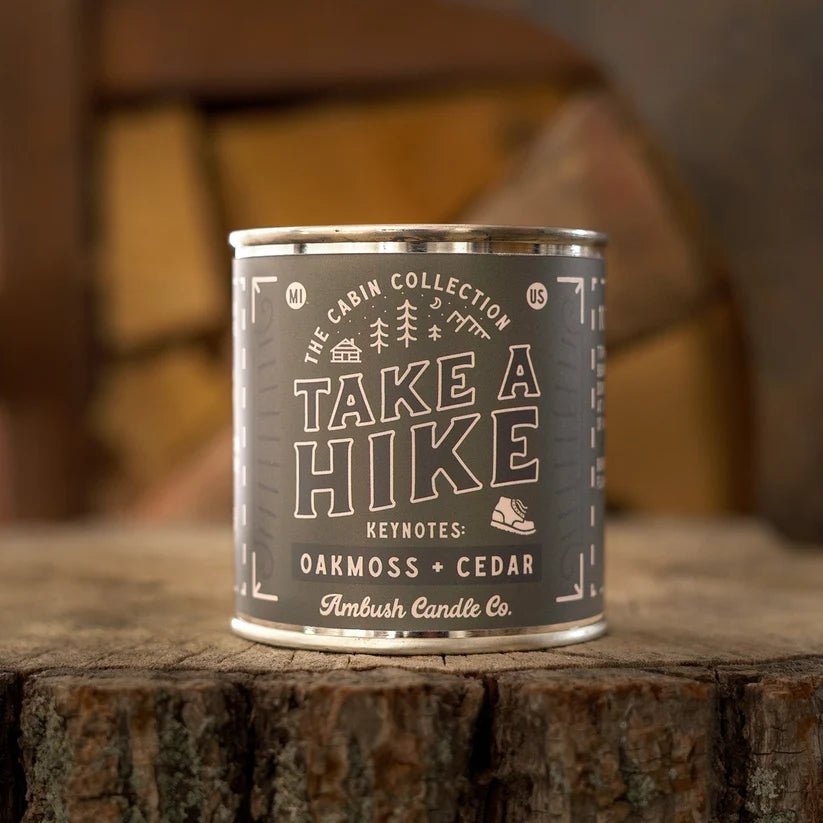 Take A Hike – Oakmoss + Cedar Soy Candle