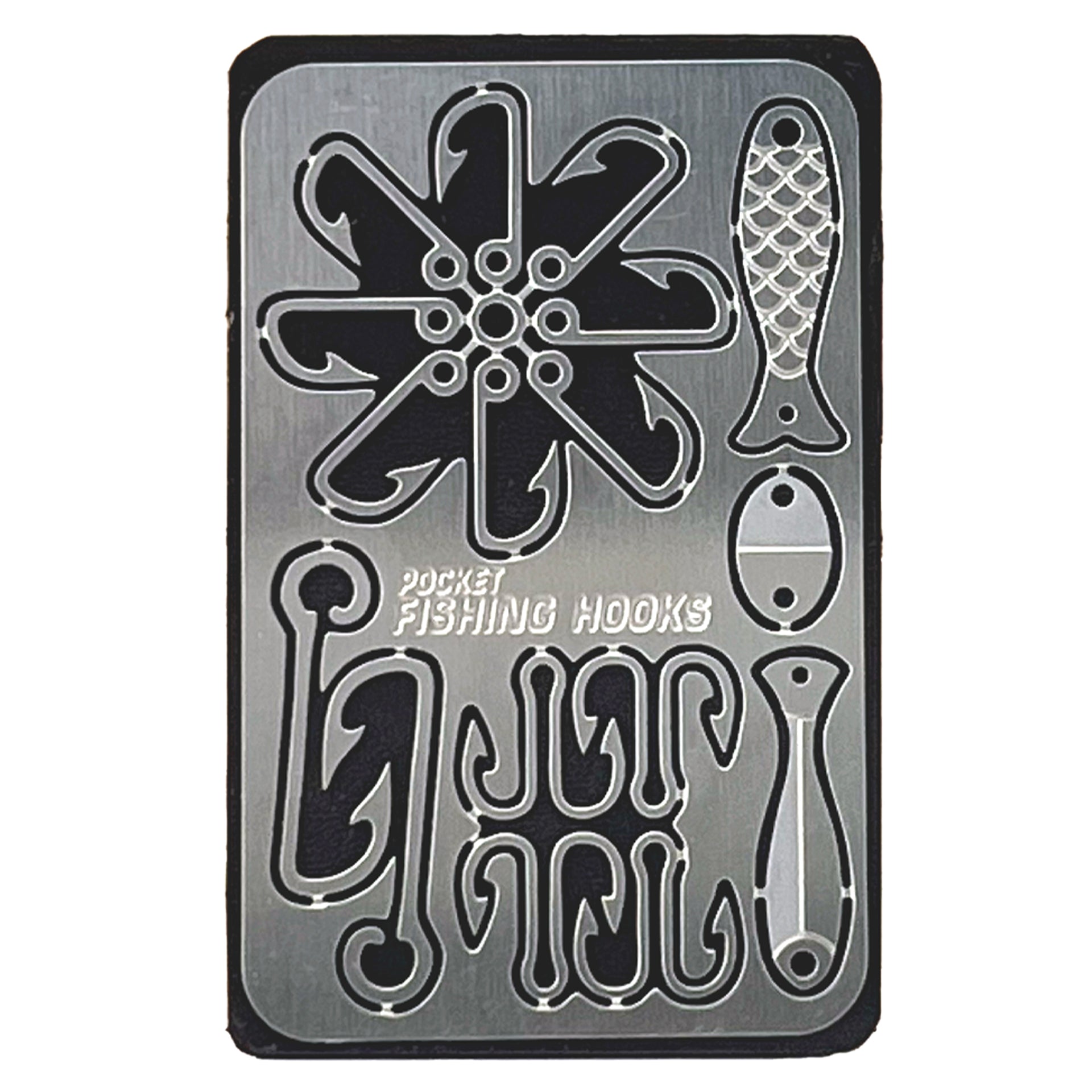Fishing Hooks Adventure Card – Compact Survival Fishing Kit