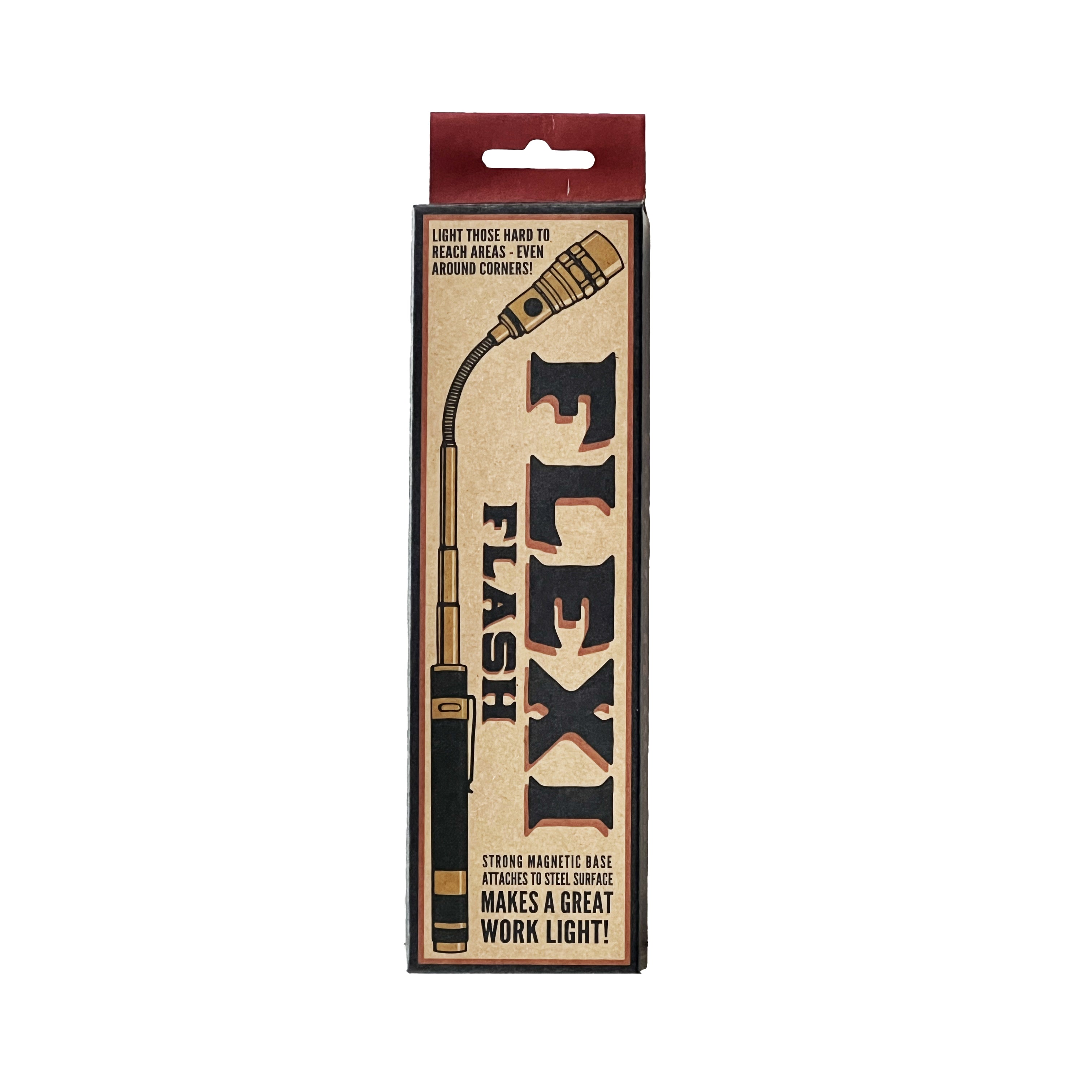 "Flexi Flash" Extending Gooseneck Work Light w/ Magnetic Base
