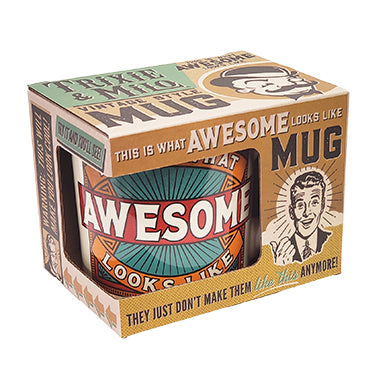 What Awesome Looks Like Porcelain Mug