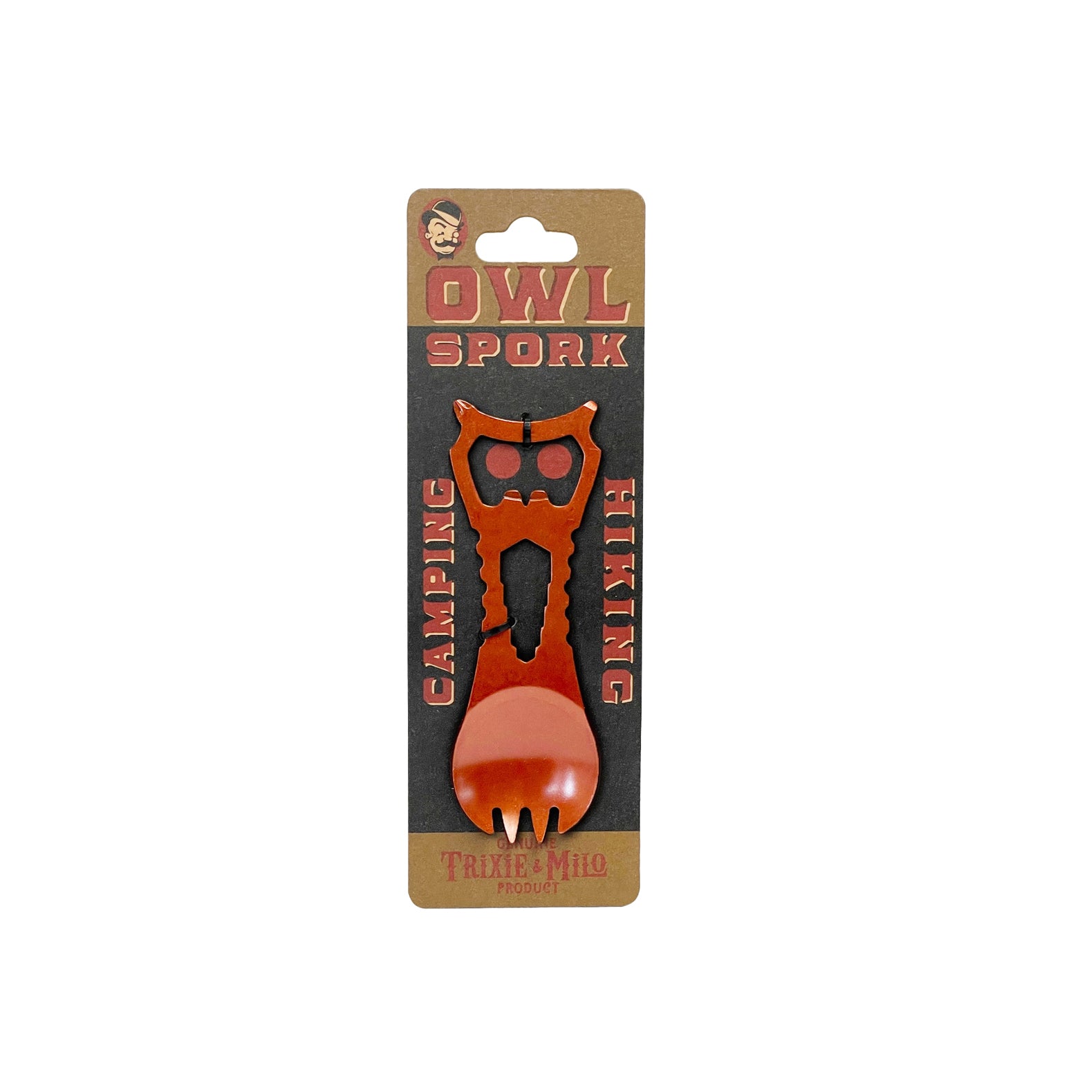 Owl Spork Camp Utensil & Bottle Opener