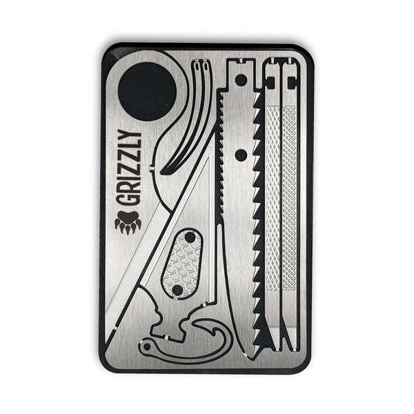Grizzly Card Survival Tool – EDC Adventure Card by Lucky Jack