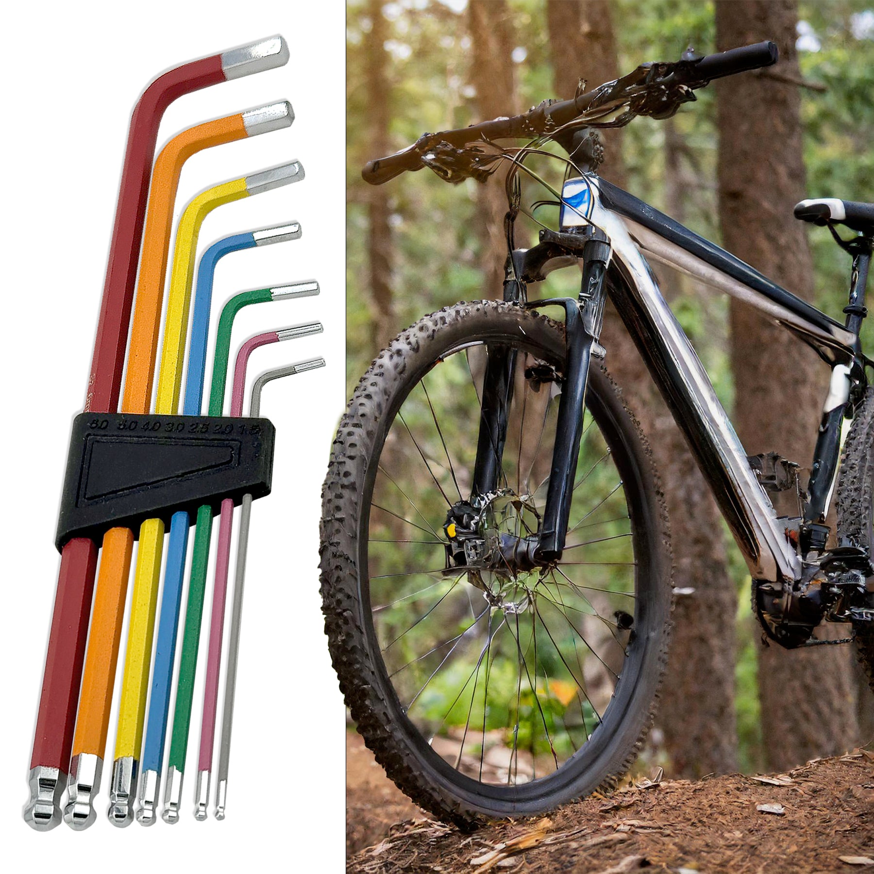 Hex Keys (7/pc. various sized allen wrenches)