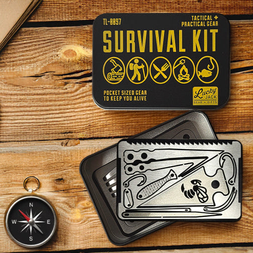 Survival Kit, Tin (Empty) – Fits all Adventure Cards