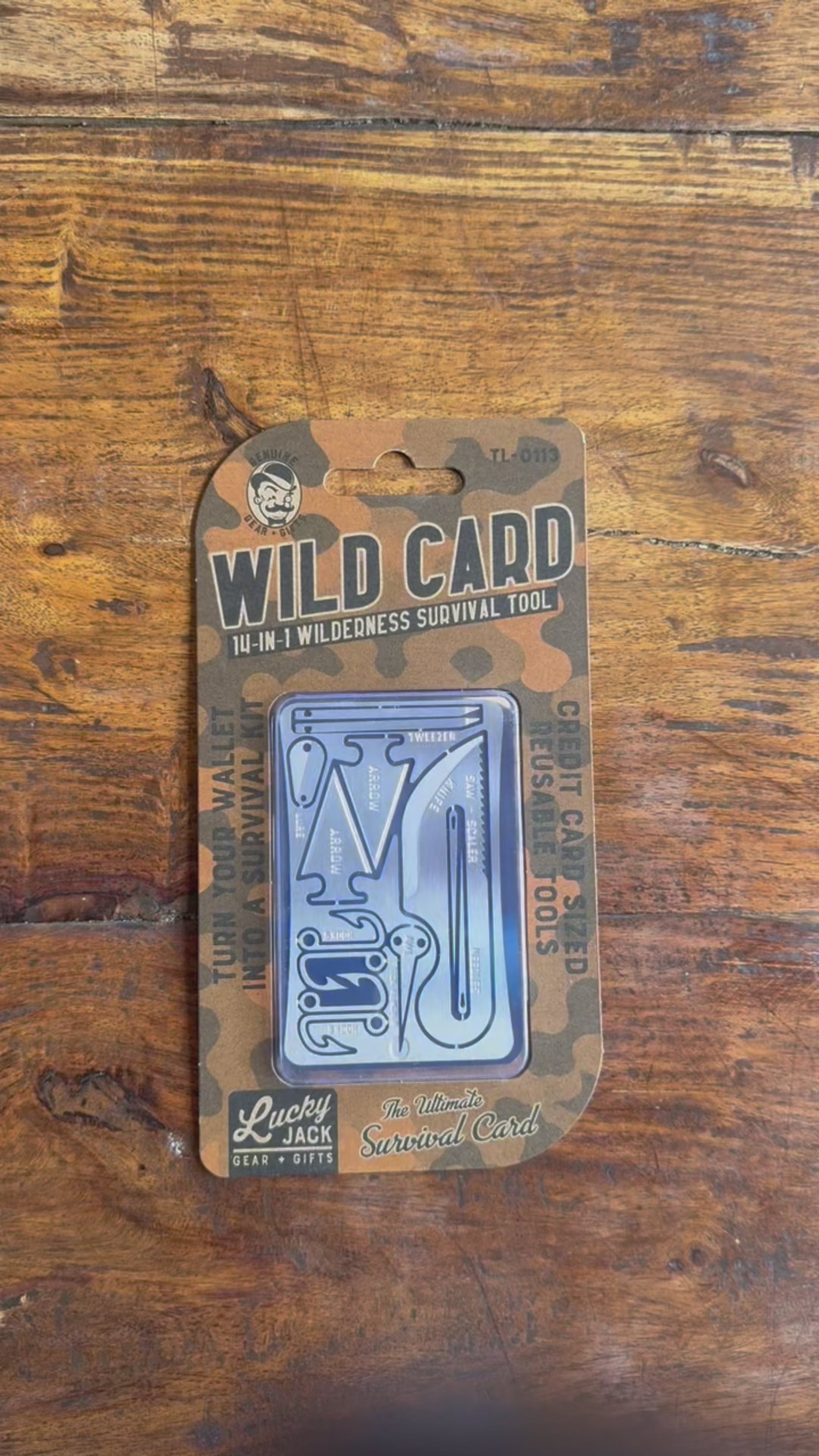Wild Card for Camping & Survival | Lucky Jack