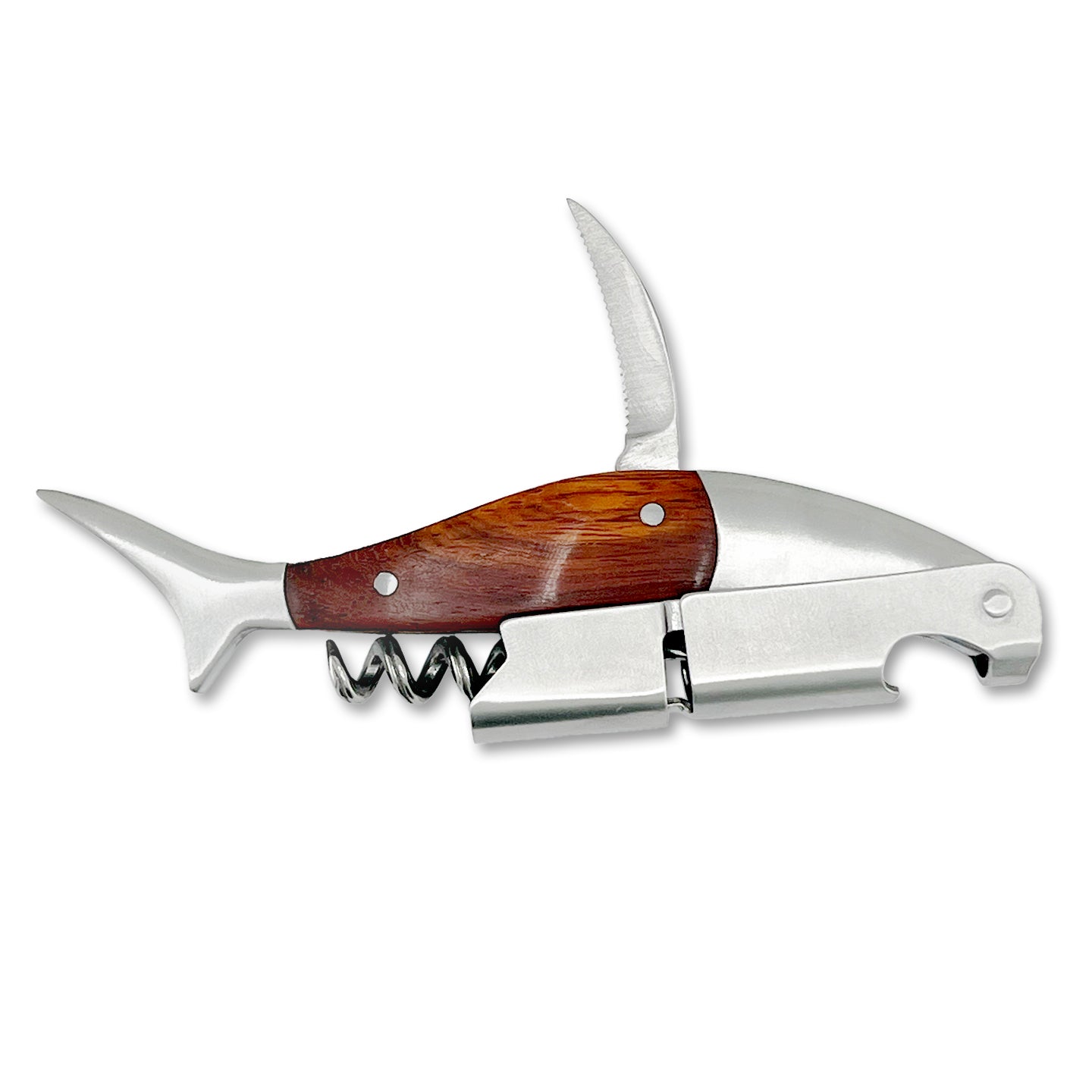 Shark Waiter's Tool, Corkscrew, Wine Key