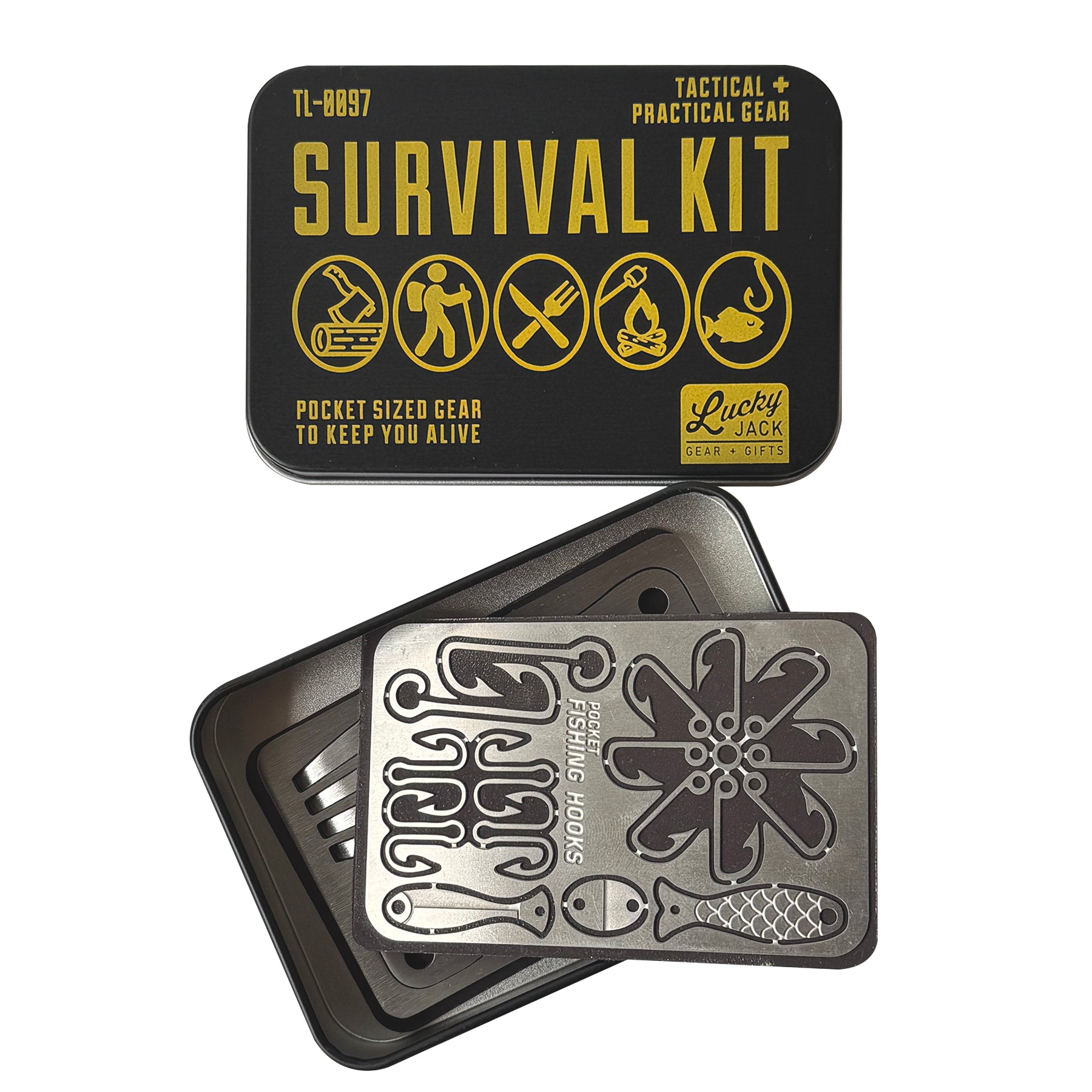 Survival Kit, Tin (Empty) – Fits all Adventure Cards