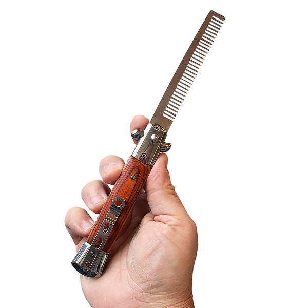 Genuine Switchblade Folding Comb