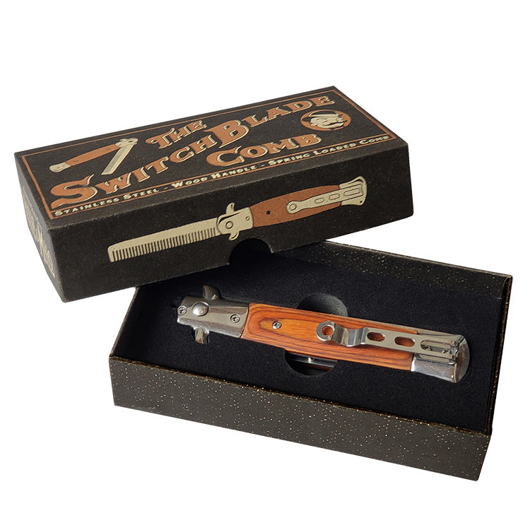 Genuine Switchblade Folding Comb