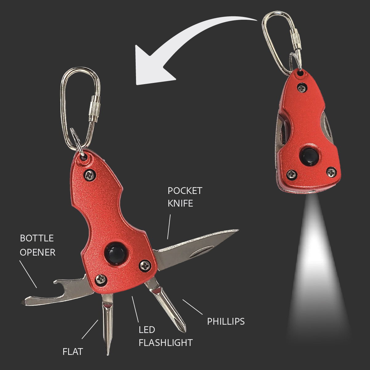 Thinga-Ma-Bob Keychain Multi-Tool